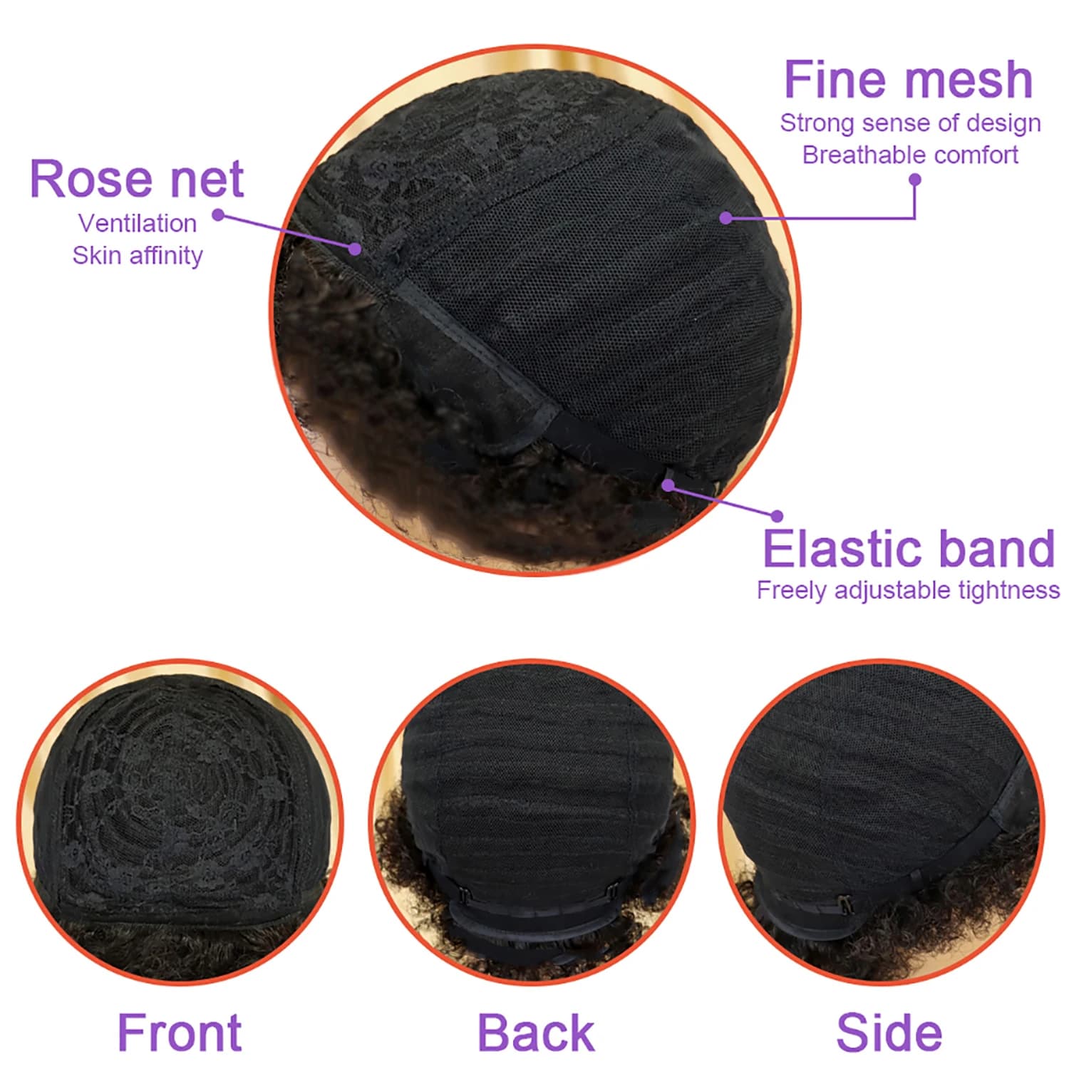 Perruques de cheveux humains courts coupe lutin droite perruque bresillienne pour les femmes noires 