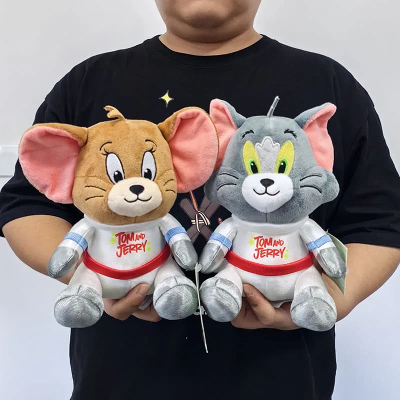 Anime Tom et Jerry peluche jouet dessin animé film figurines chat souris mignon peluches peluche pou