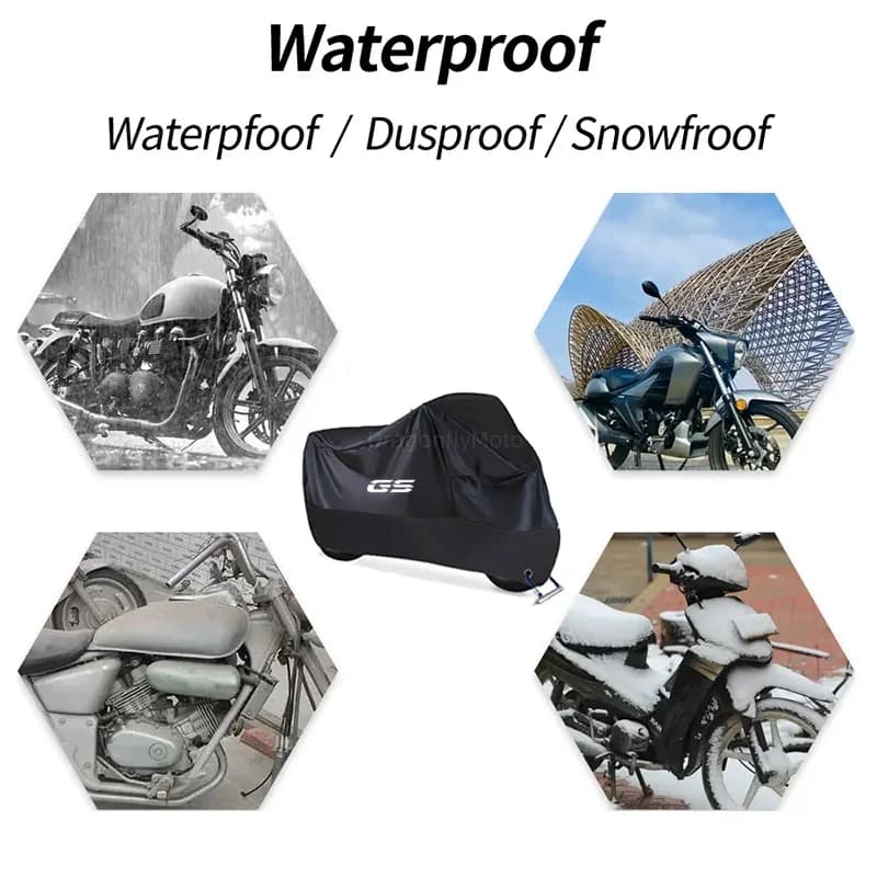 Juste de protection UV extérieure pour moto, housses de pluie anti-poussière, housse pour BMW Runder