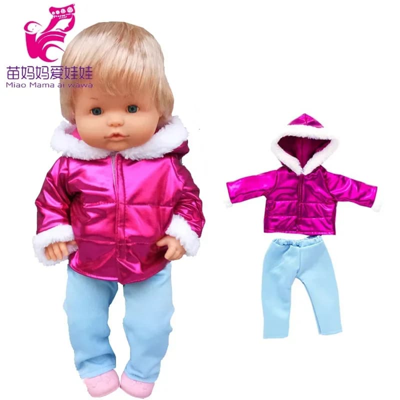 Vêtements roses pour poupée bébé de 35 Cm, pantalons adaptés à la poupée Nenuco Ropa Y Su Hermanita 