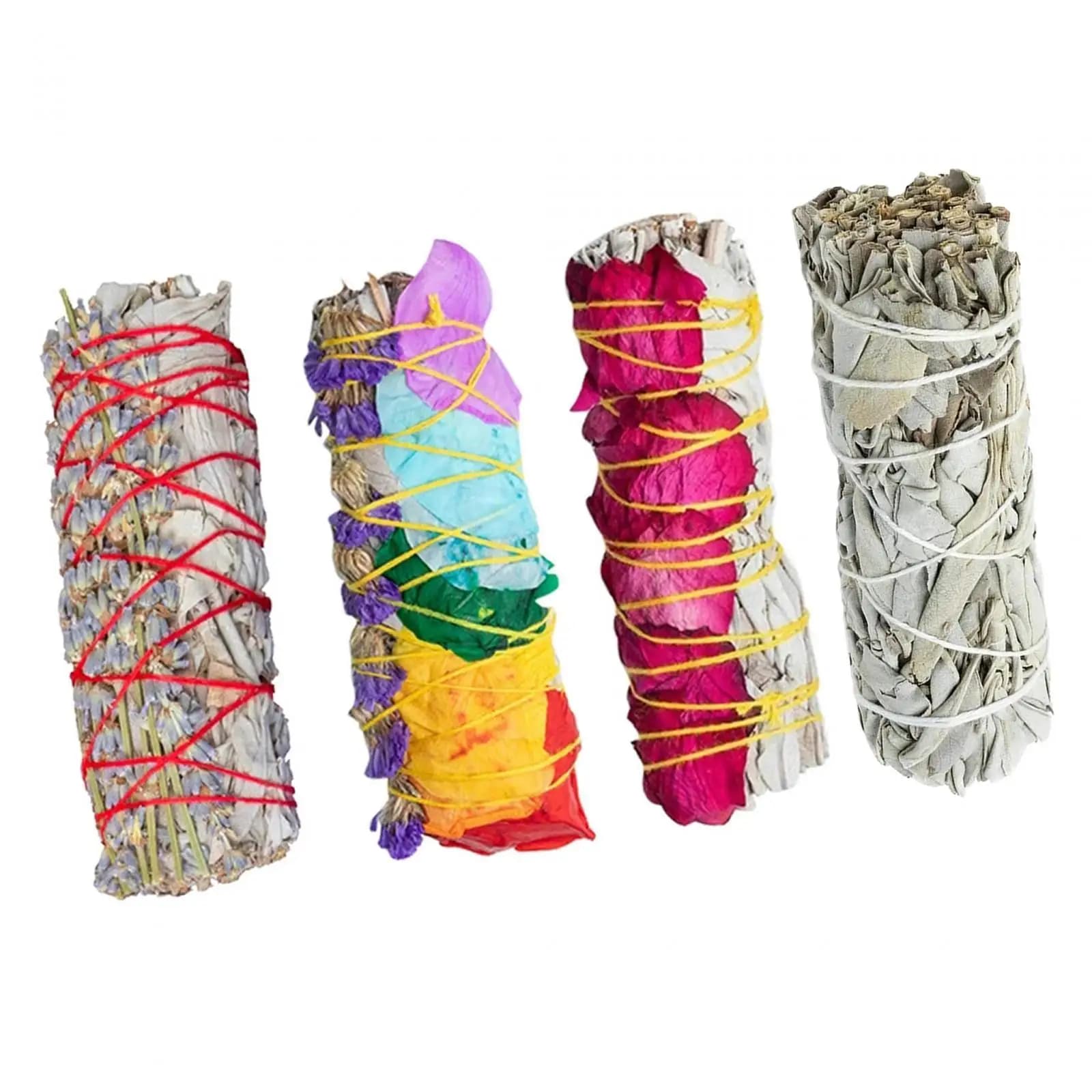 Bâtons de sauge blanche, kit de purification premium, lot d'encens de sauge, bénédiction de la maiso