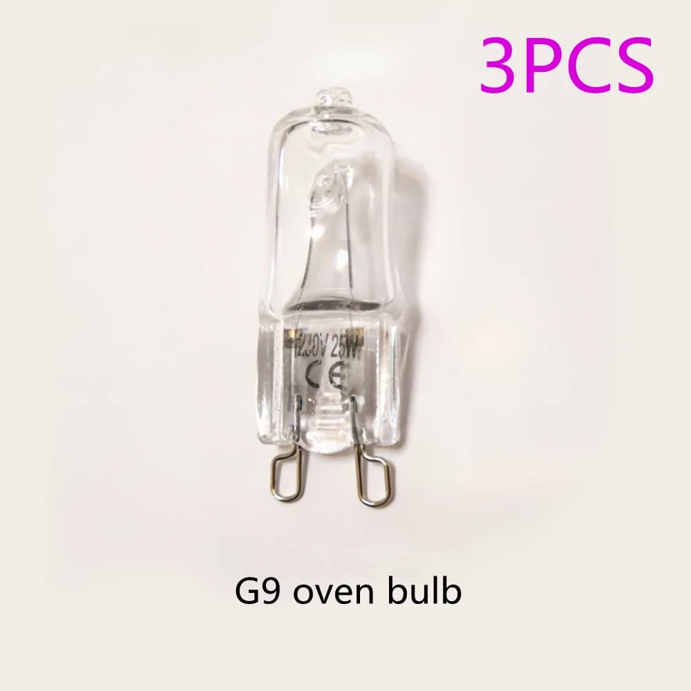 Ampoule de four G9 220V 40w 60w, 3 pièces, g9 110v 25w, g9 110v 40w, ampoule de four g9 110v 60w g9 