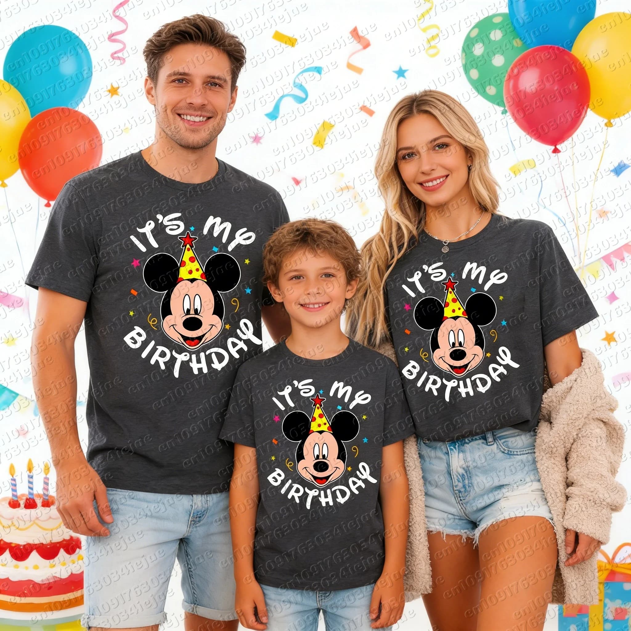 T-shirt Mickey Mouse 2026 - C'est mon anniversaire - Anniversaire Mickey |   T-shirt unisexe pour ad