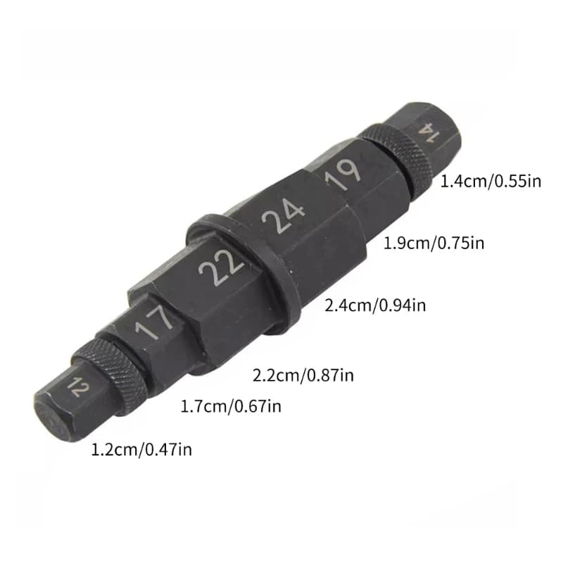 Adaptateur de douille de broche d'appellation hexagonal Allen pour moto, outil de retrait d'opathie,