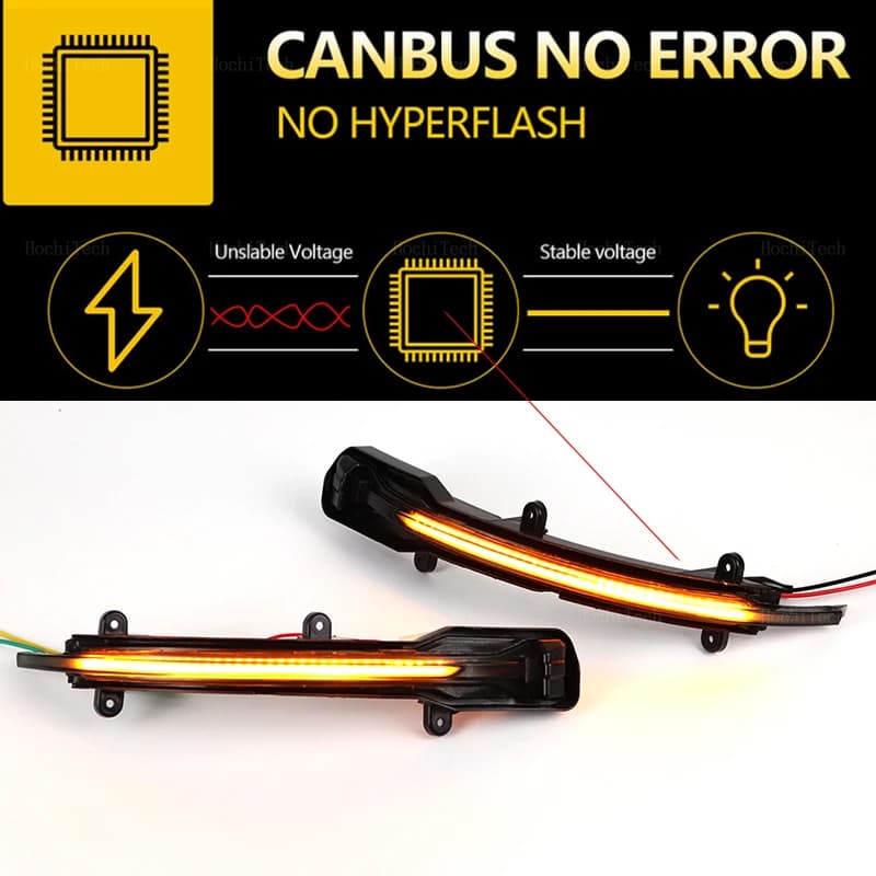 Clignotant dynamique LED indicateur de rétroviseur latéral clignotant séquentiel pour Audi Q5 SQ5 8R