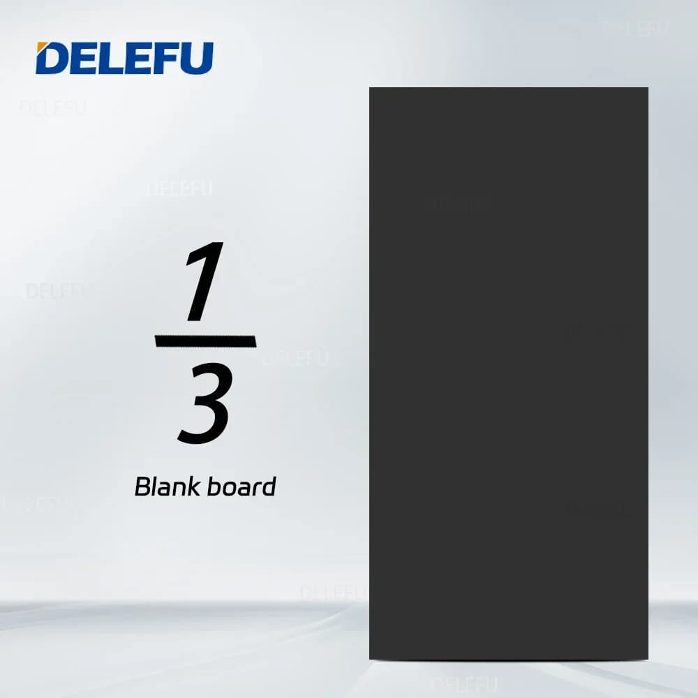 DELEFU Italien, UE, Combinaison Libre Multifonctionnelle USB Type C Prise Murale DIY Noir