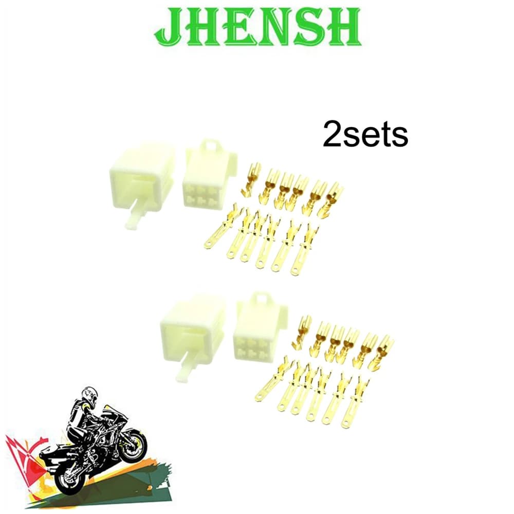 Connecteur de câblage électrique JHENSH à 6 broches, faisceau de bornes, prise pour Pit Dirt Pocket 