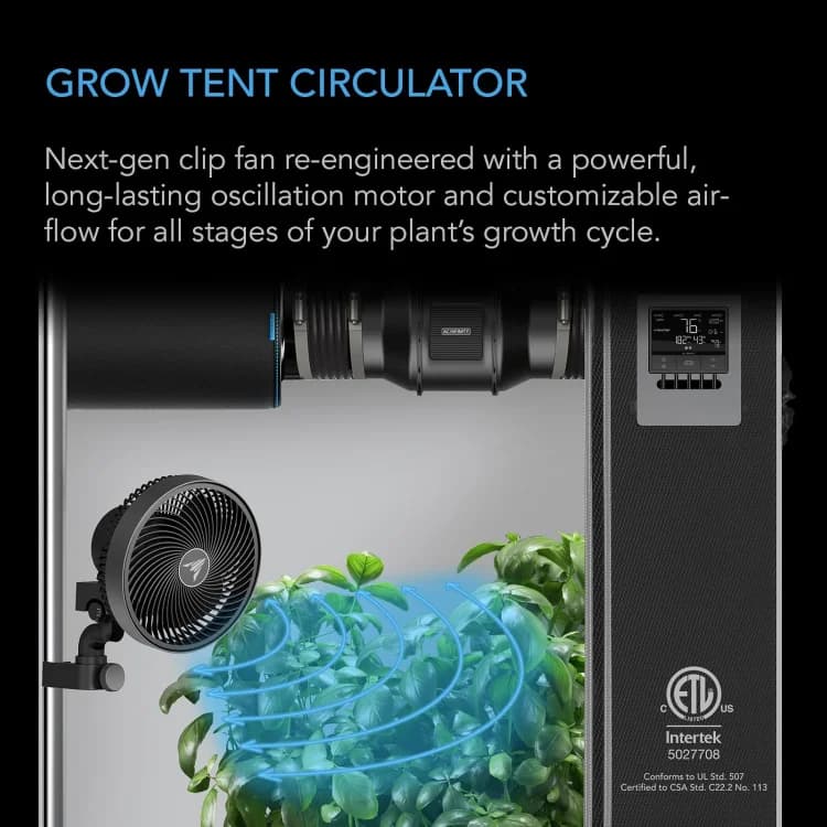 Advance Grow System 3x3, kit de 3 plantes, kit de tente de culture intégré WiFi, ventilation automat