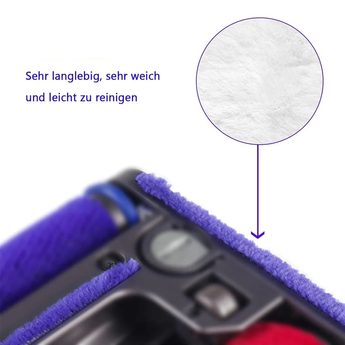 Accessoires en Peluche Douce pour Aspirateur Dyson, Rouleau Souple, Pièces de Rechange, V6 V7 V8 V10