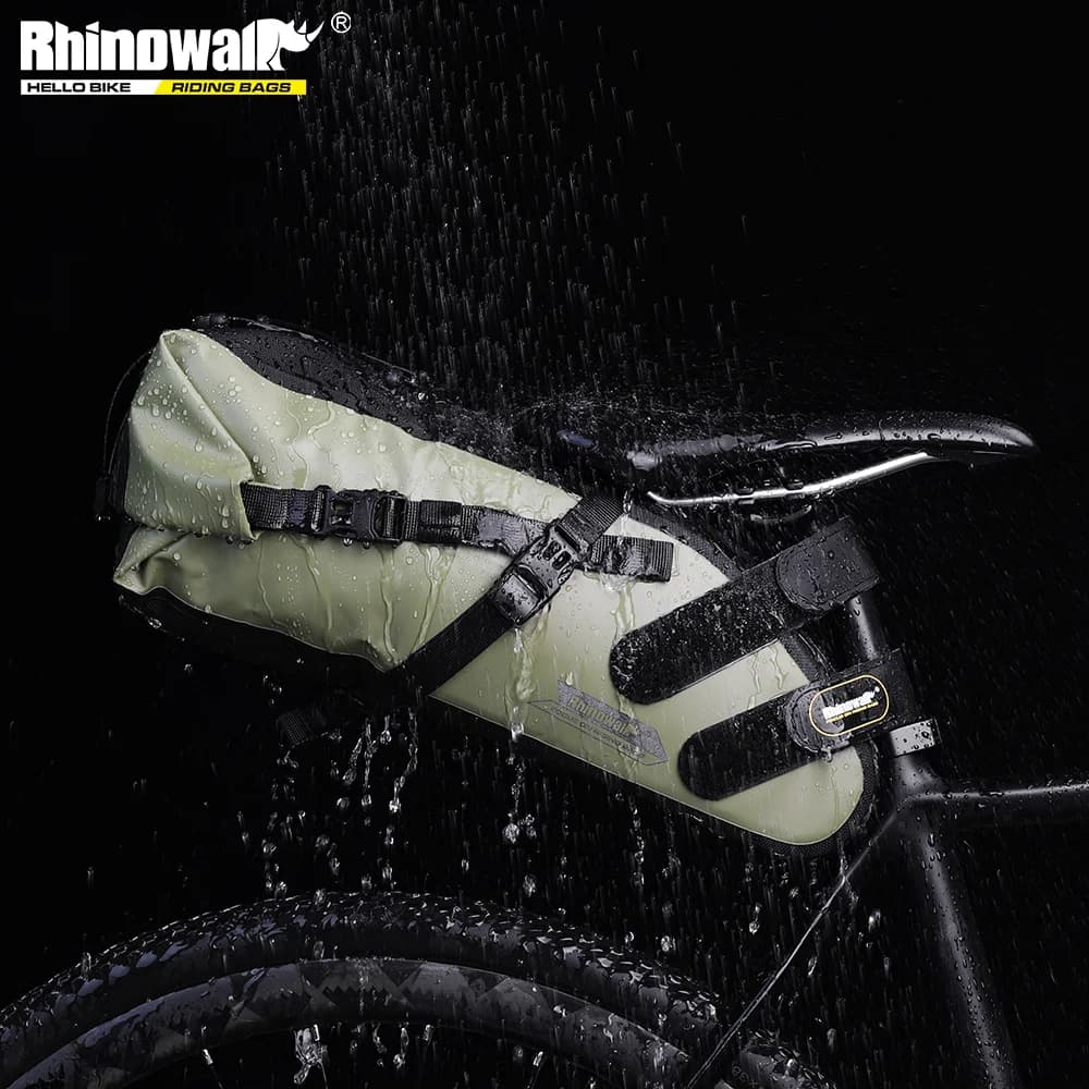 Bal inowalk-Sac de dégager de vélo étanche, sac de queue de vélo pliable, sac de rangement soufflé p