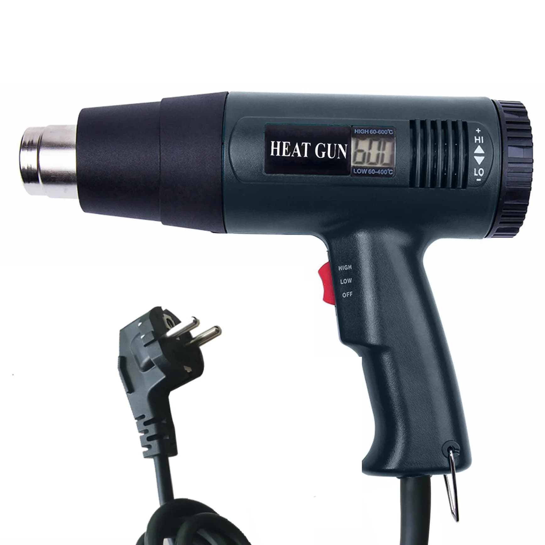 Pistolet à Air chaud électrique de qualité industrielle, 2000W, 220V, sèche-cheveux réglable en cont