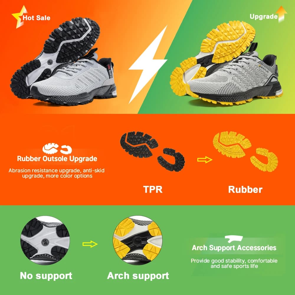 Baasploa-Chaussures de course professionnelles pour hommes, baskets d'entraînement respirantes, légè