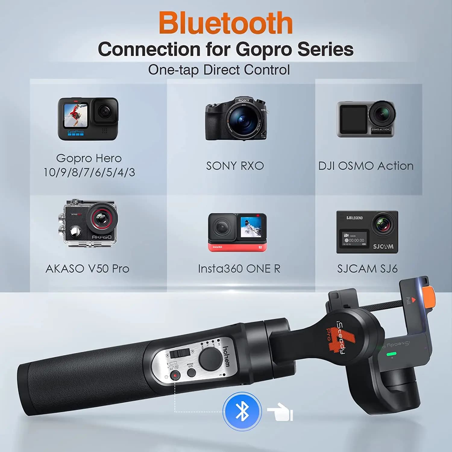 Hohem – iSteady Pro 4 stabilisateur de caméra d'action 3 axes portatif, cardan officiel pour GoPro 1