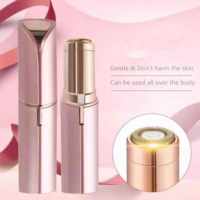 Nouvelle épilation électrique du visage épilateur sourcil rouge à lèvres forme indolore zones sensib