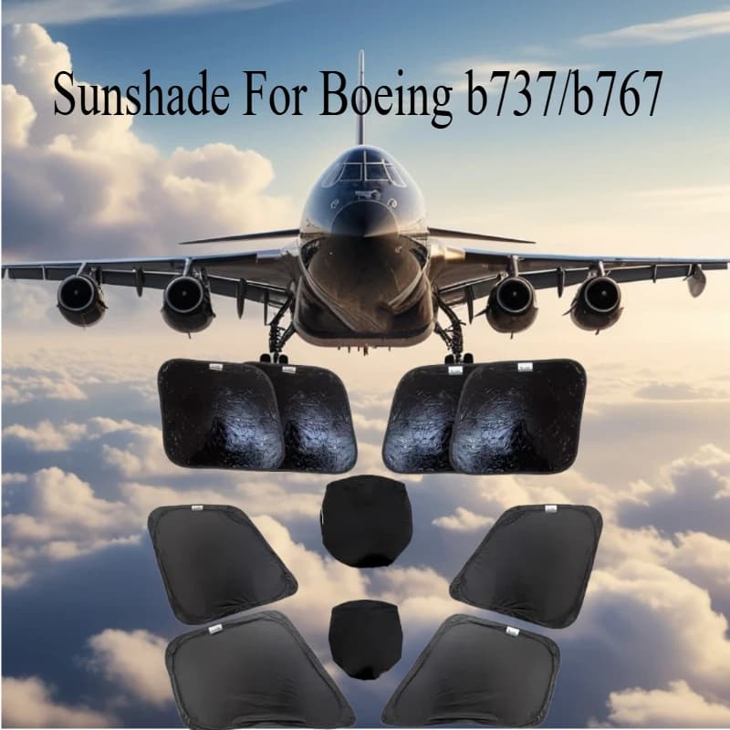 Pare-soleil Boeing B737/B767/Airbus A320, anti-rayonnement, transparent
