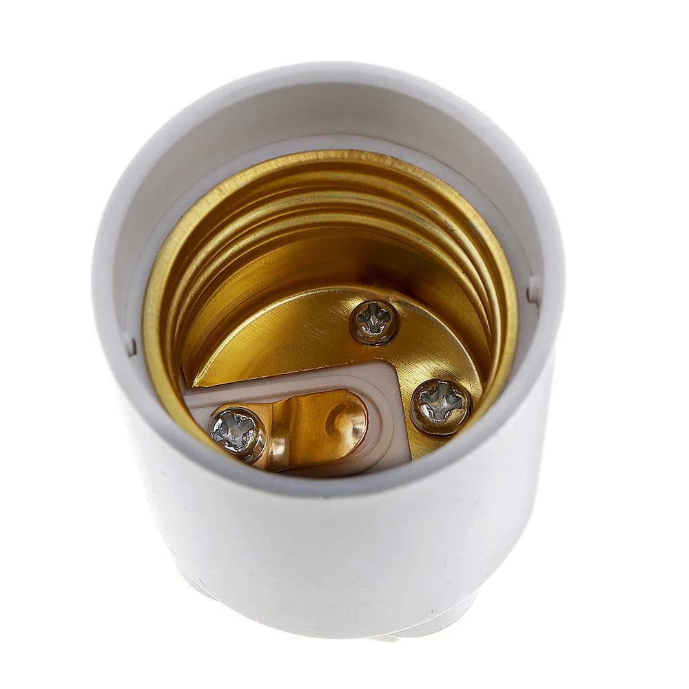 Adaptateur de Base d'ampoule G24 à E27, support de douille de lampe LED, convertisseur de lumière un