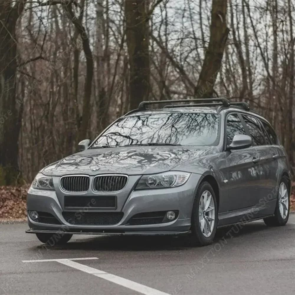 Pare-chocs avant style Maxton noir brillant, kit carrosserie, séparateur, Jules Tuning, BMW Série 3,