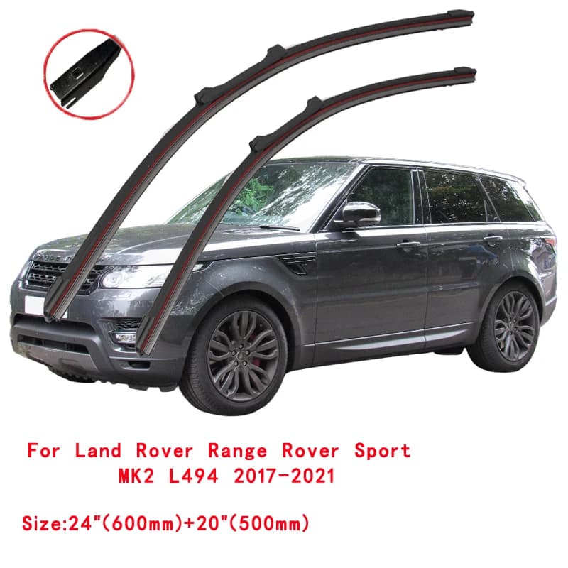 Essuie-glace Double en caoutchouc, brosses de voiture, pour Range Rover Sport L320 L494 SUV 2005 200