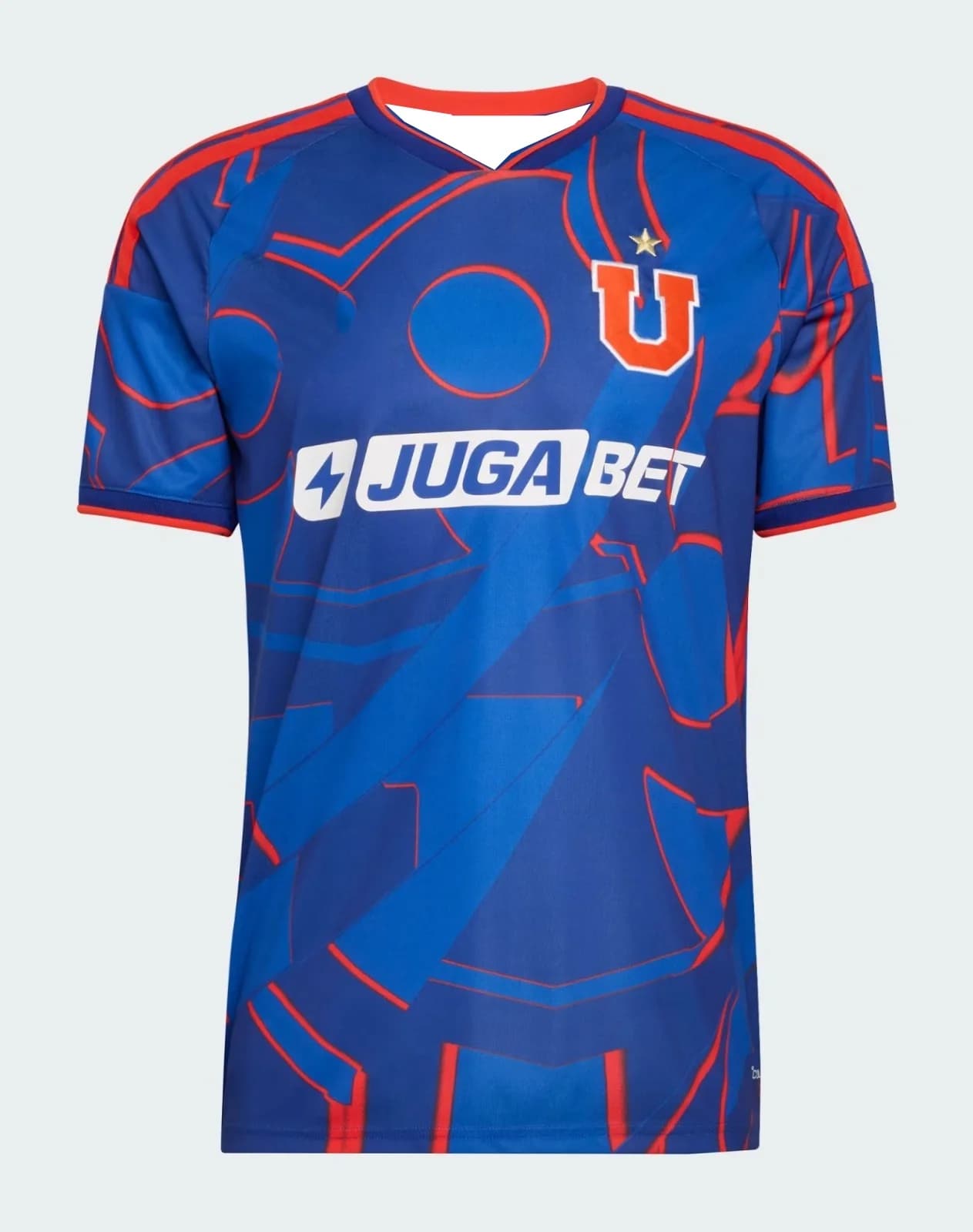 Maillot de football édition spéciale Universidad De Chile 3D Sports 2026 – Motif géométrique bleu et