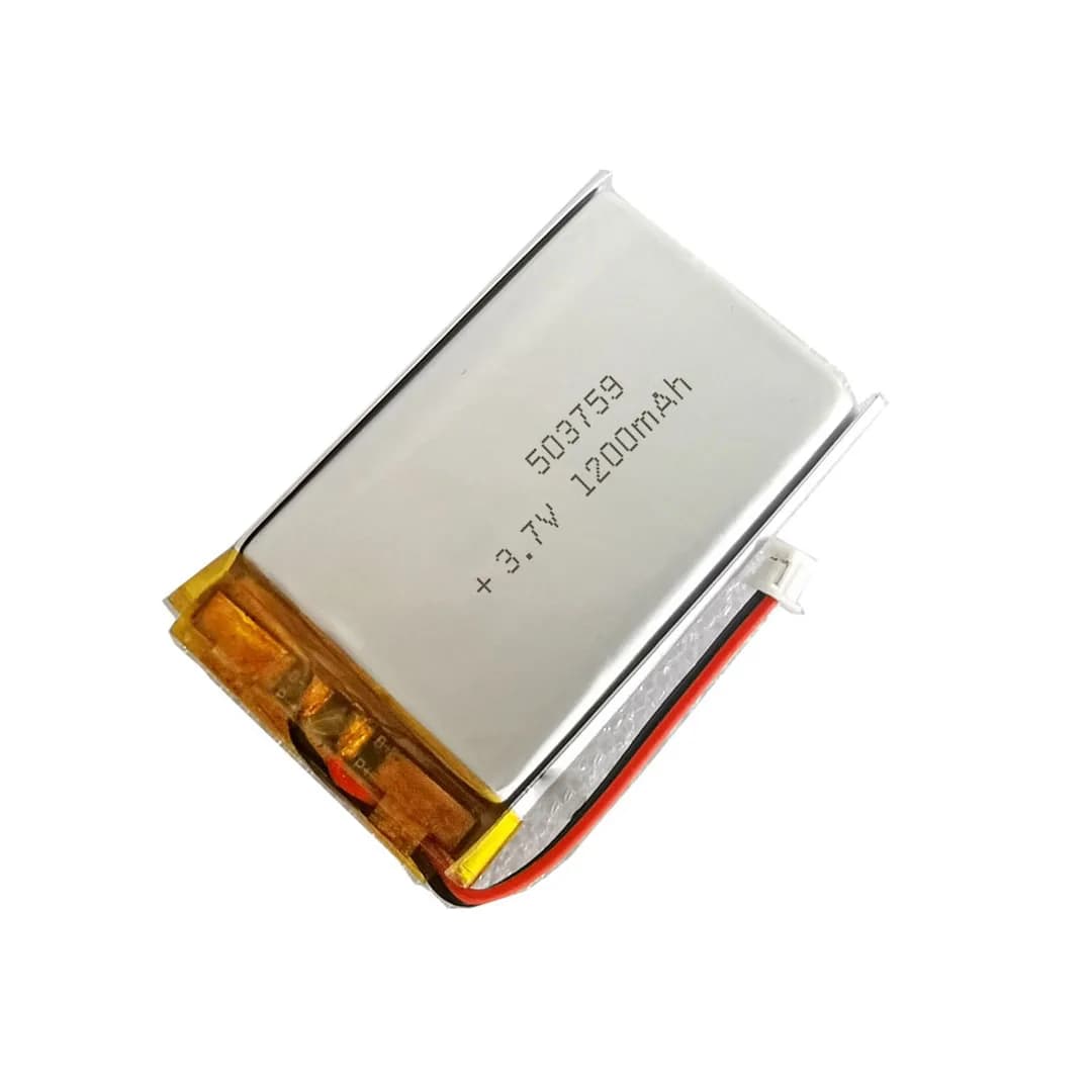 2/5/10/20 pièces 3,7 V 1200 mAh 503759   Batterie au lithium-ion polymère, connecteur JST de 2,0 mm