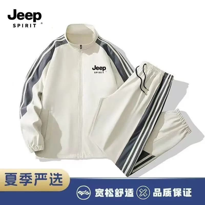 JEEP2026 Nouvel ensemble de vêtements de sport décontractés pour hommes Jeep, veste de sport, ensemb