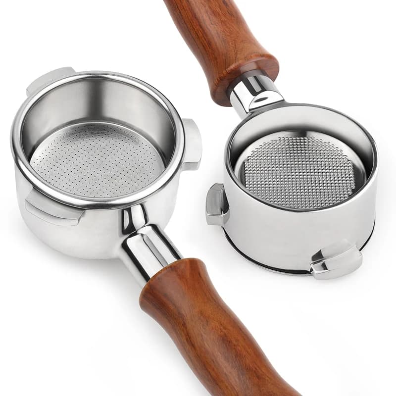 Porte-filtre à café sans fond, remplacement du panier de filtre, machine à expresso, outil Barista, 