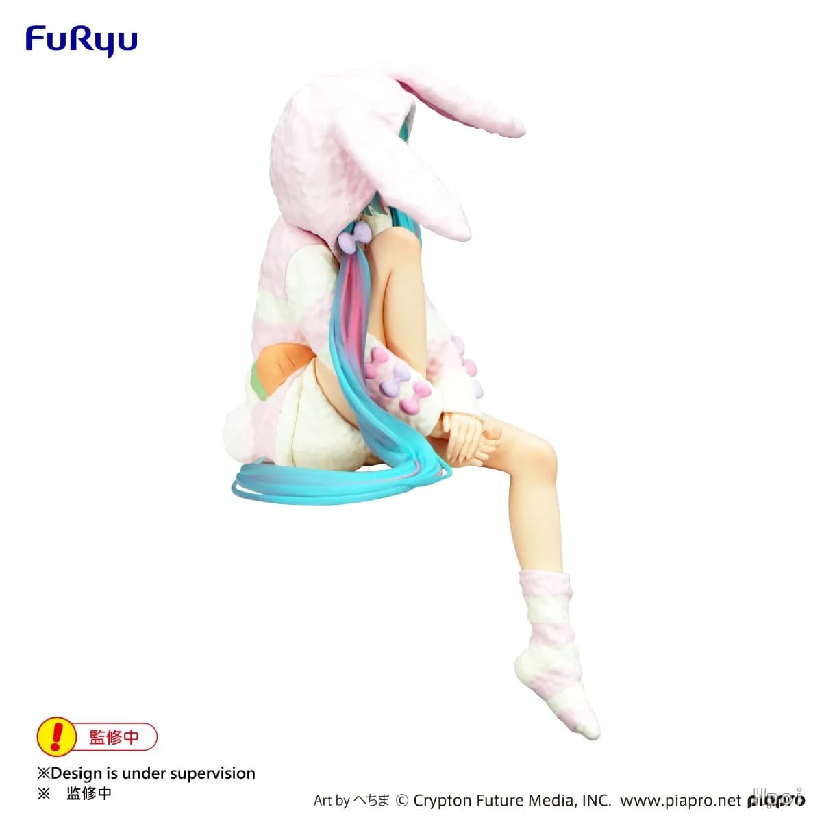 15CM Anime HATSUNE MIKU Figure bouchon de nouilles Figure lapin oreille pyjamas modèle jouet poupée 