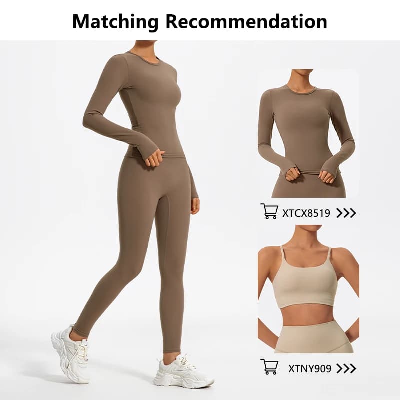 Leggings de sport pour femmes Hearuisavy, tissus super doux, taille haute, pour la gym, le yoga, la 