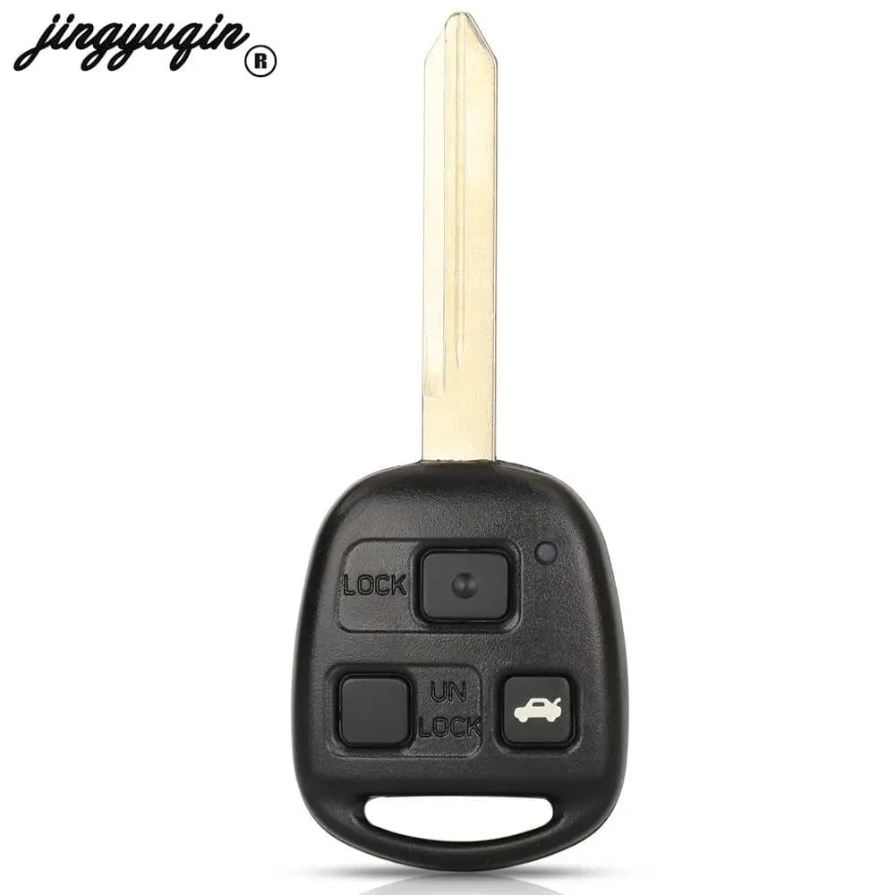 Jingyuqin 89071-0D030 alarme de clé de voiture à distance 433MHZ pour Toyota Yaris Avensis Corolla F