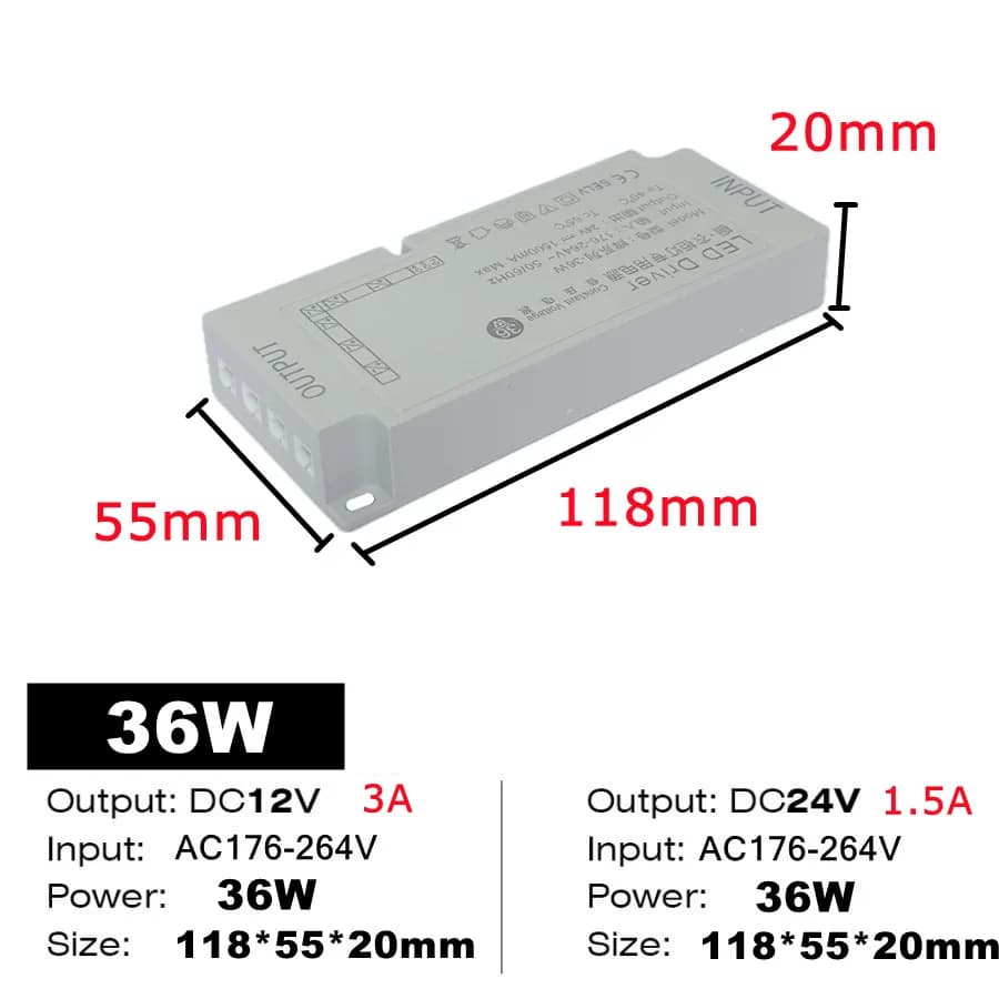 Transformateurs domestiques avec prise ue/US AC220V à DC12V 24V, alimentation à découpage, armoires 
