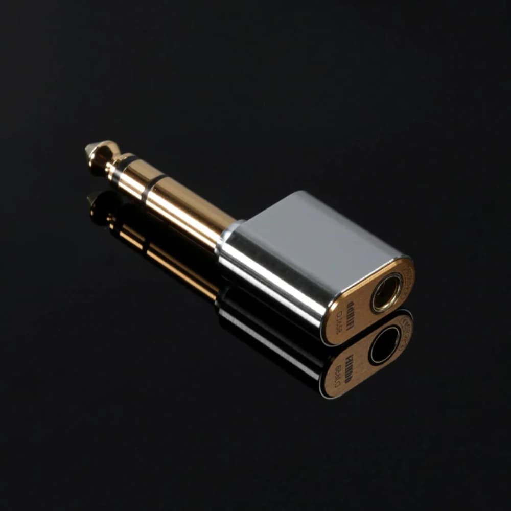 Adaptateur Audio DD HiFi DJ65B pour amplificateur de bureau, 6.35mm mâle à 4.4mm femelle