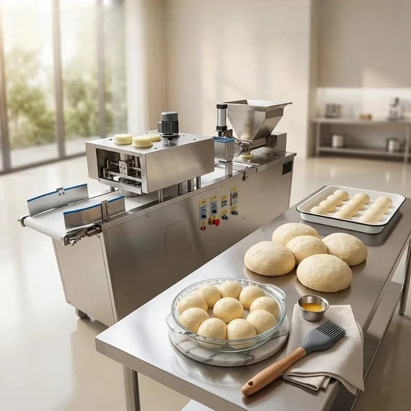 Machine à diviser et à arrondir la pâte automatique personnalisée, machine à faire des boules de pât