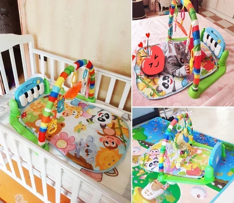 Tapis de clavier de piano en polymère pour bébé, activité de gymnastique, jouet Lea Early Dos, cadea
