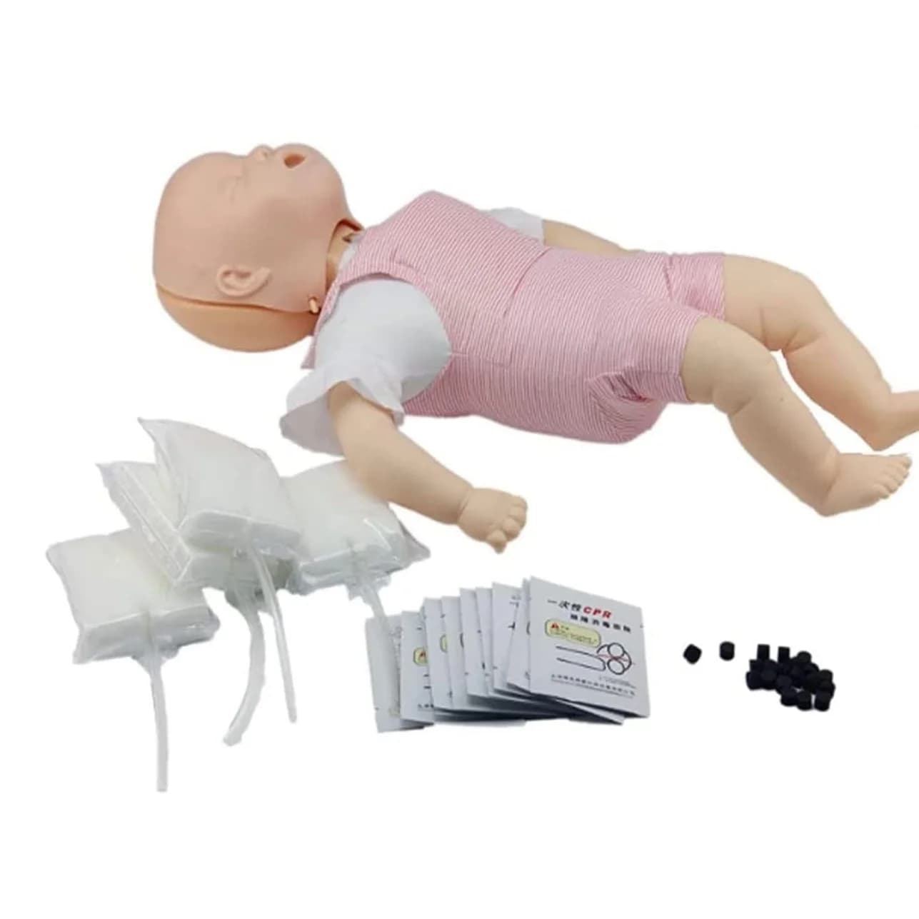 Mannequin de premiers soins pour bébés, formation à l'étouffement, beurre de bébés, mannequin CPR av