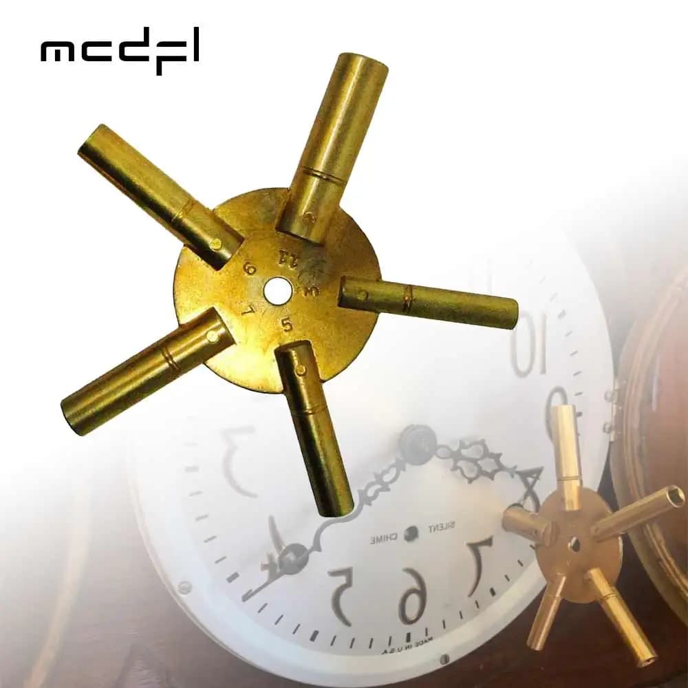 MCDFL – clés d'horloge impaires, pièces de grand-père, clé principale universelle Vintage, ancien Ki