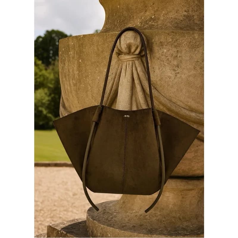 JW PEI Sac fourre-tout de luxe texturé pour femme Nala, sac à bandoulière multifonctionnel grande ca