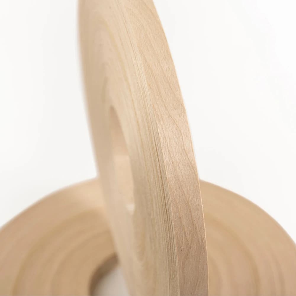 10 mètres/largeur du rouleau: 20mm épaisseur: 0.5mm bande de chant de bouleau blanc naturel feuilles