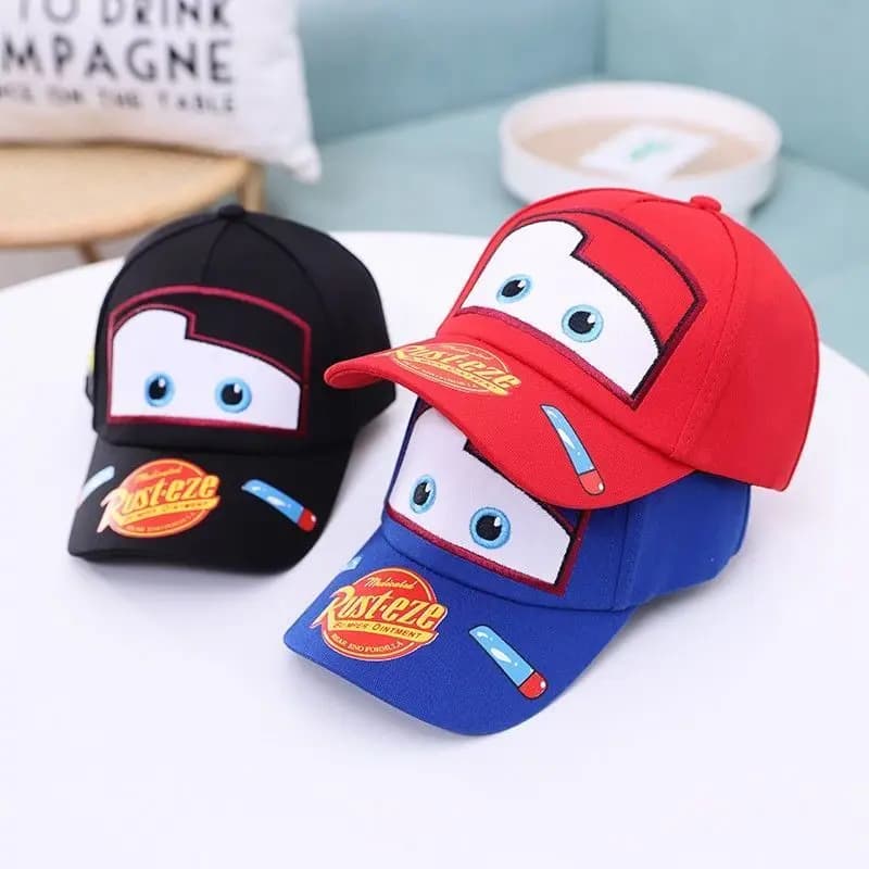 Lightning McQueen printemps, automne et été chapeau pour enfants voitures de dessin animé chapeau à 
