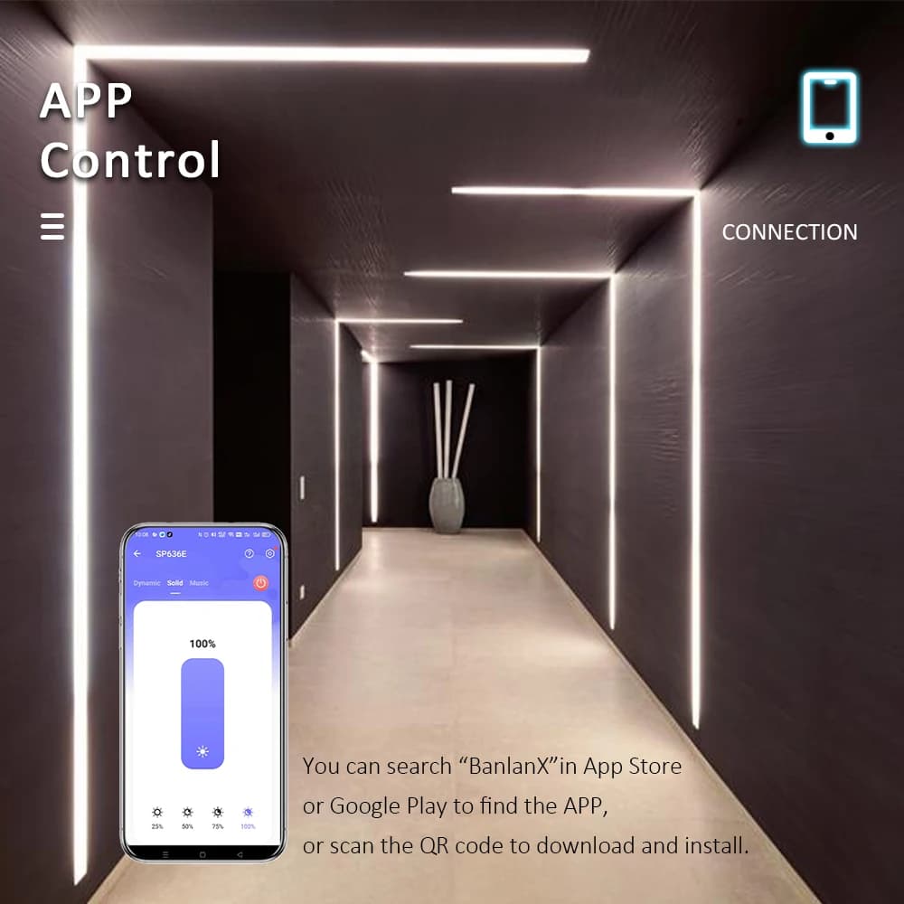 24V WS2811 COB bande lumineuse LED coulante d'eau courante 360 LED s/M ruban Flexible Bluetooth App 