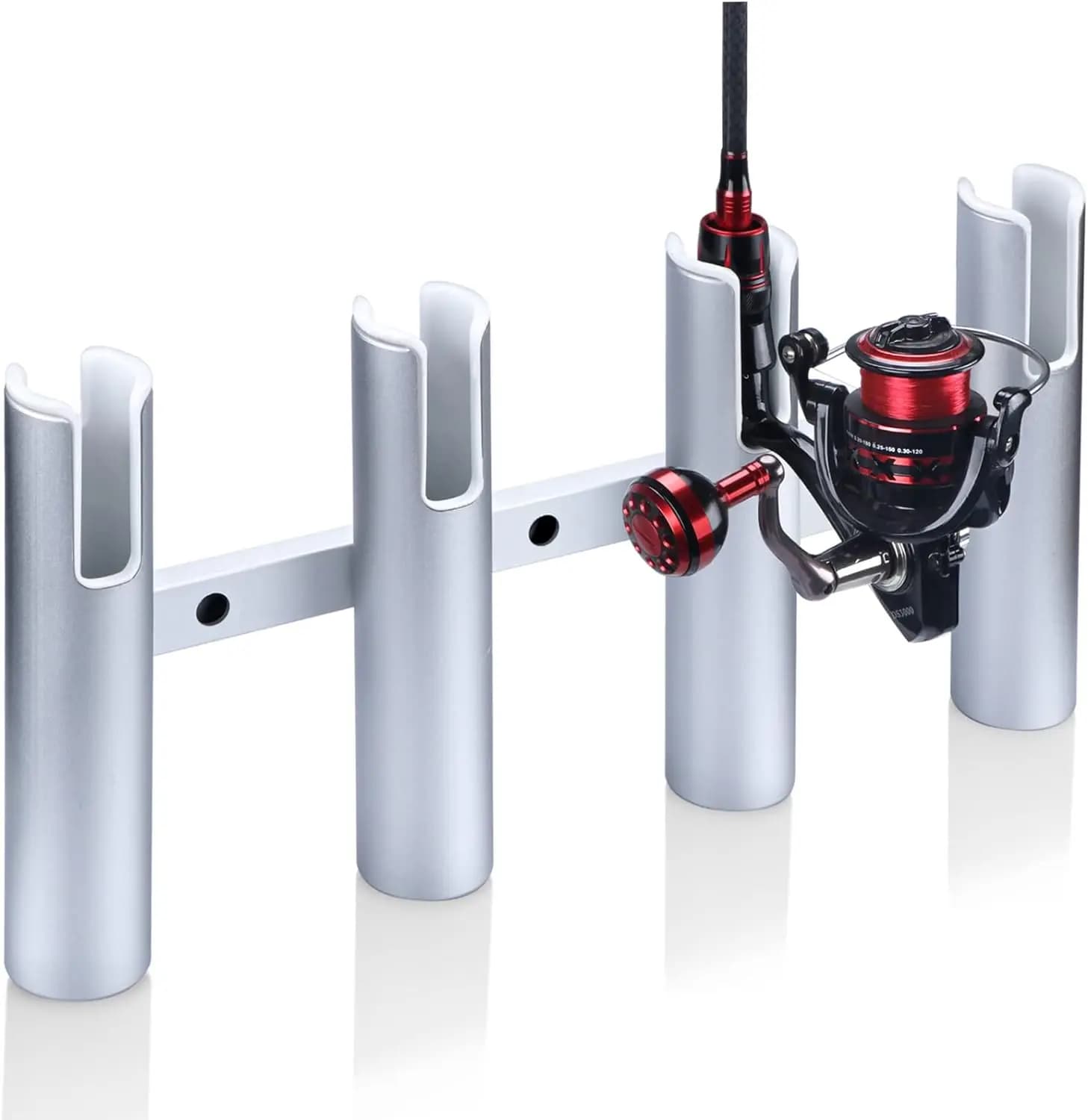 Support de canne à pêche en alliage d'aluminium, accessoires de bateau, 4 Tubes à maillons, Yacht ma
