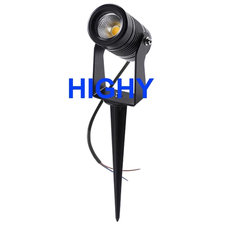 10 pièces LED lumières de jardin extérieur LED étanche pelouse lampe 220V110V 5W7W paysage Spike amp