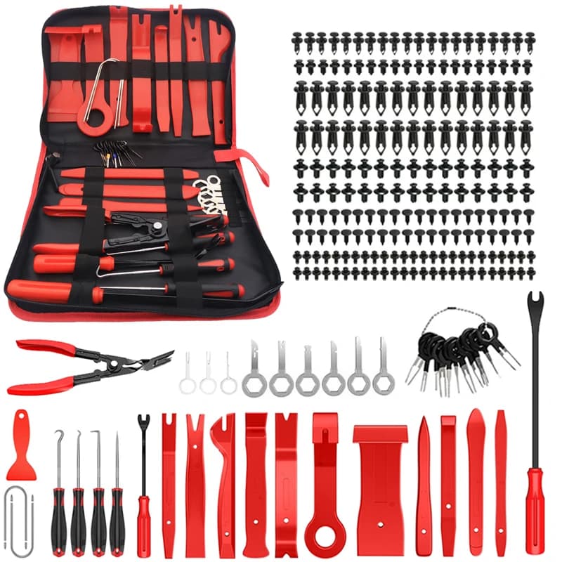 Outils de démontage manuels, outil de retrait de garniture de voiture, Kit de retrait de garniture A