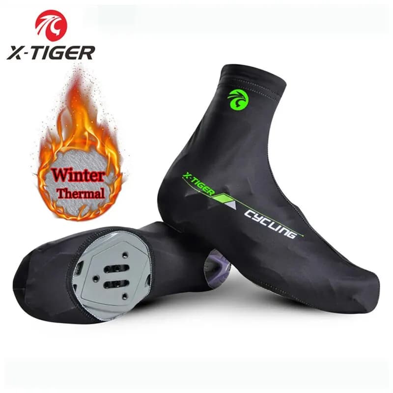 X-TIGER cyclisme couvre-chaussures hiver thermique sourire VTT vélo couvre-chaussures femmes hommes 