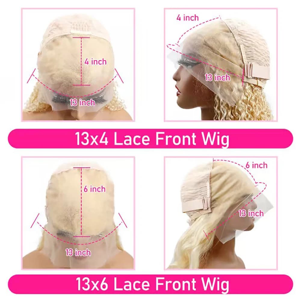 Perruque Lace Front Wig brésilienne naturelle, cheveux blonds, 13x4, 13x6, pre-plucked, transparent 