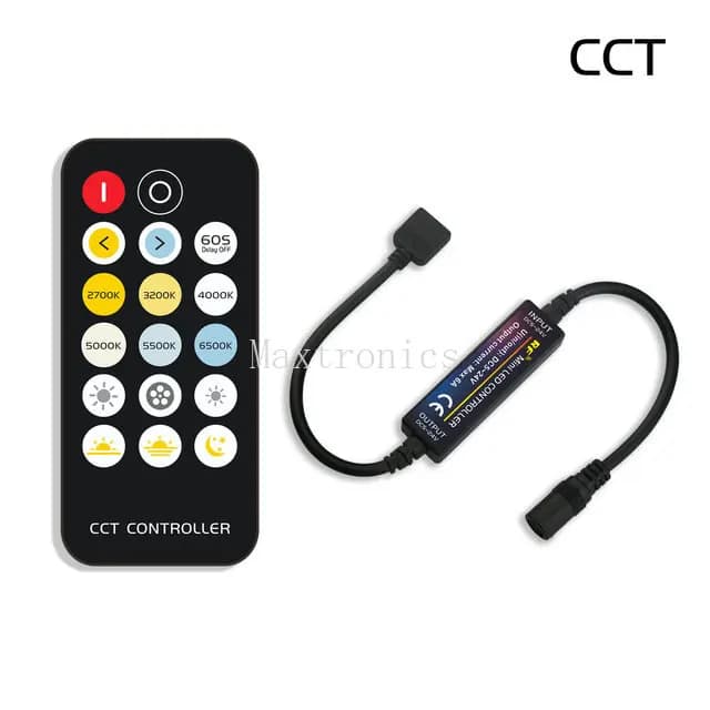 Mine LED bande lumineuse contrôleur RF télécommande sans fil 14/17/21/28 touches pour couleur unique