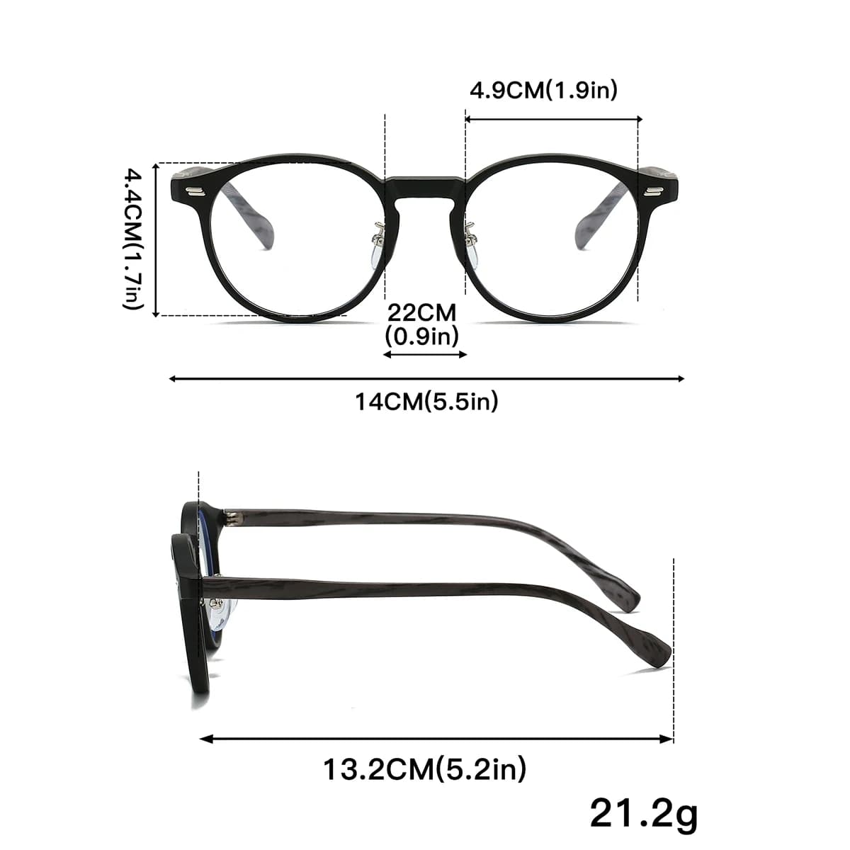 KAMMPT Vintage lunettes rondes mode rétro bleu lumière bloquant lunettes à la mode Design élégant co