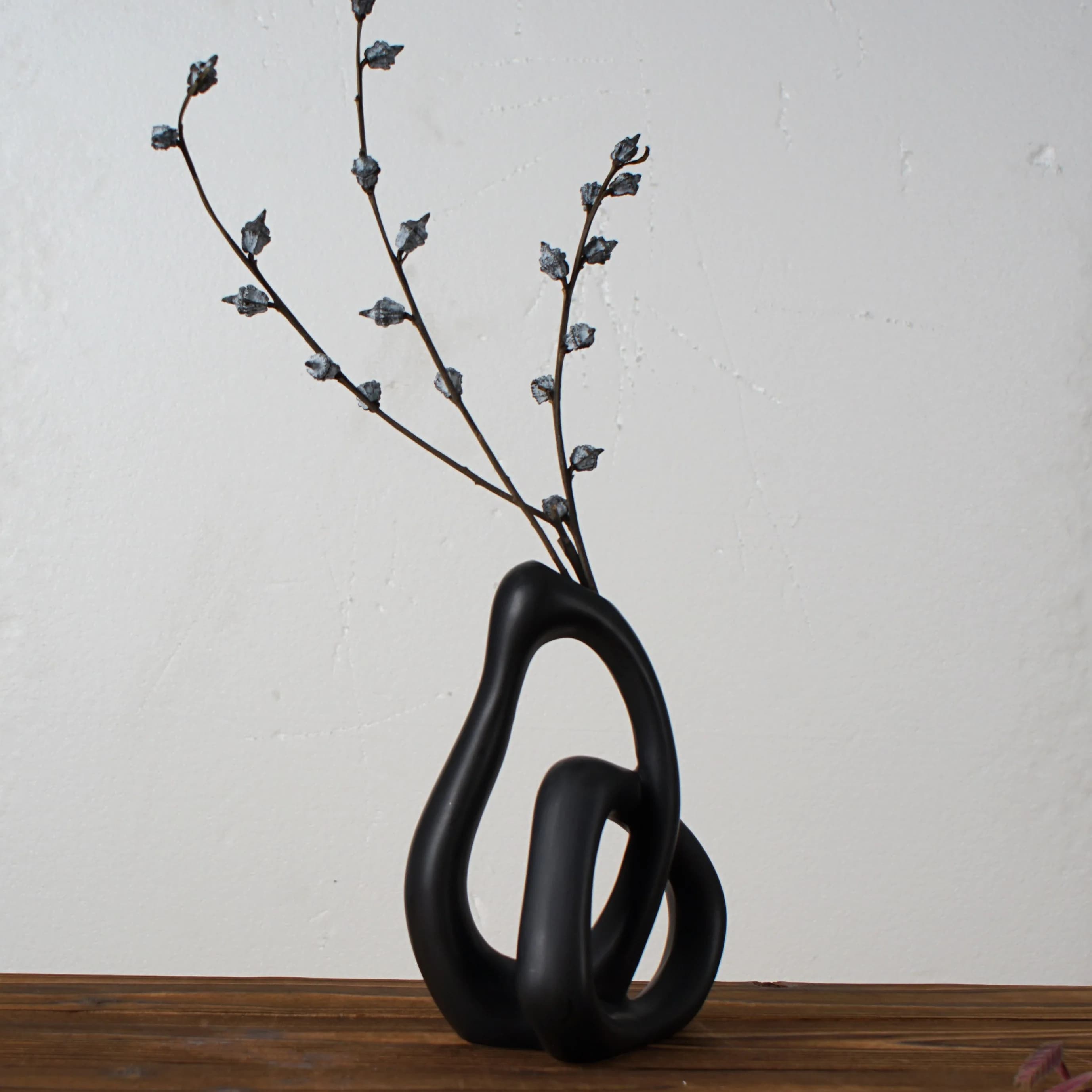 CAPIRON-Vase en céramique abstrait, arrangement floral, salon, bureau de table, accessoires de décor