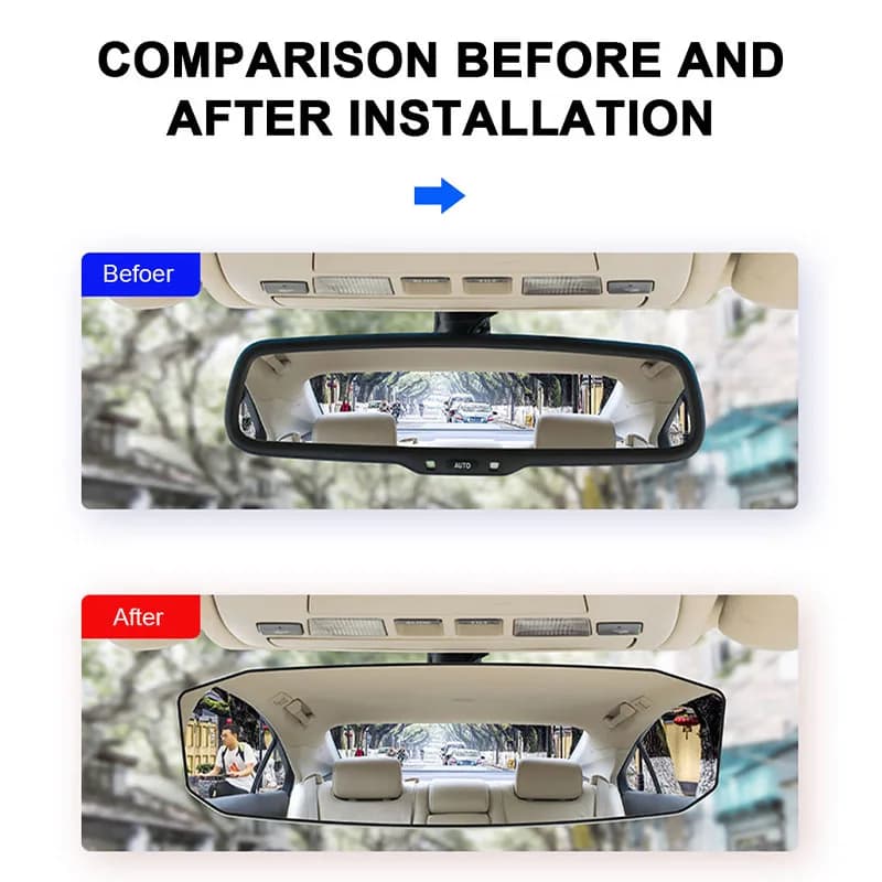 Miroir intérieur de voiture pour bébé, rétroviseur de siège arrière pour enfants, moniteur universel