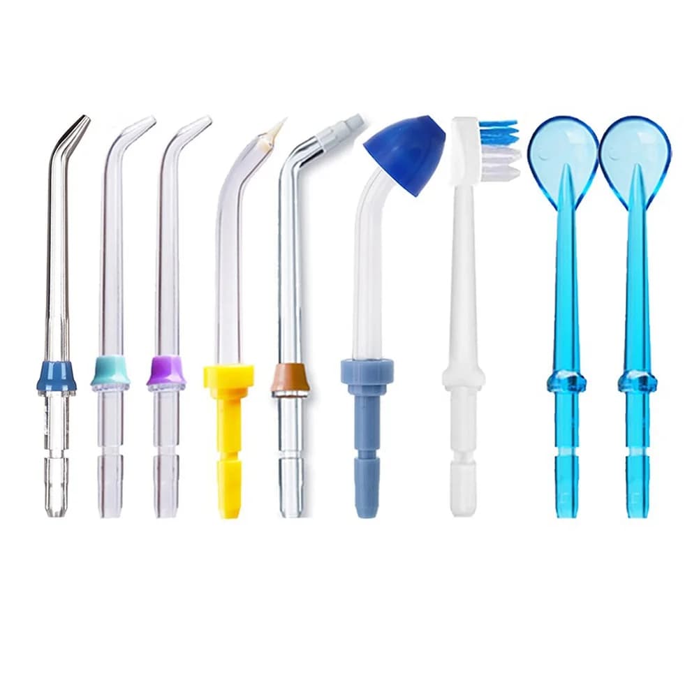 9 pièces/ensemble embouts de remplacement pour Waterpik embouts de Jet de fil dentaire pour irrigate