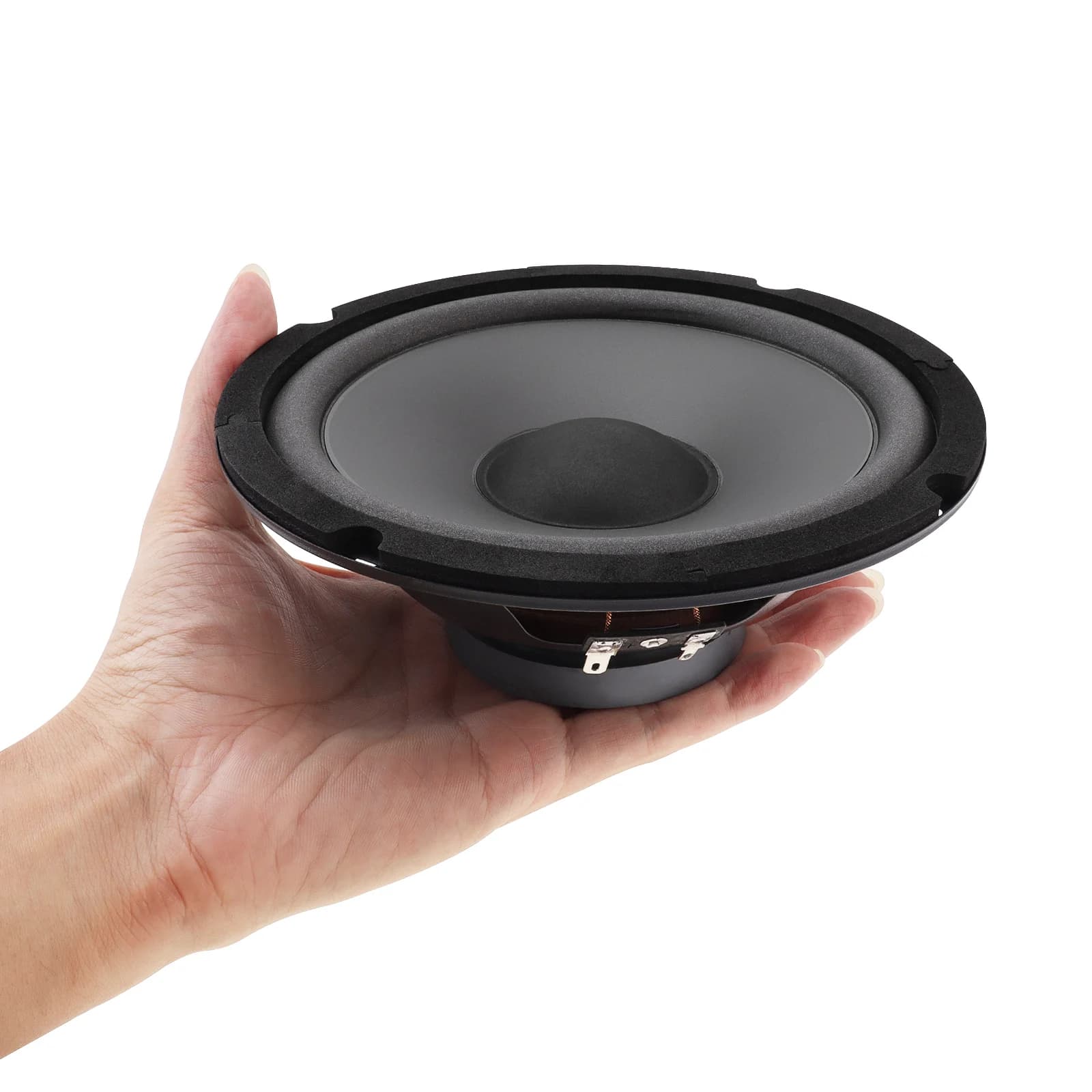 1 pièce 6.5 pouces haut-parleurs de voiture 600W 2 voies porte de véhicule caisson de basses Audio s